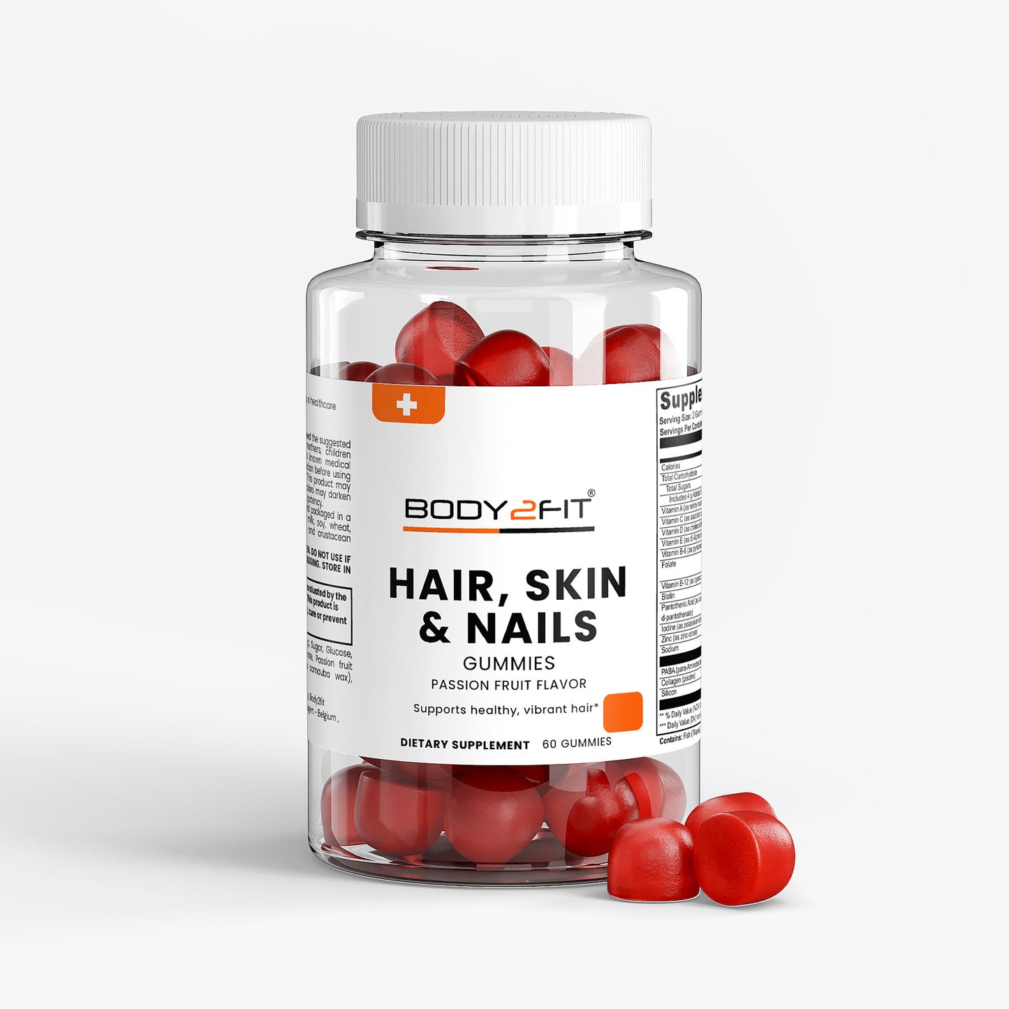 Bodyf2it Hair, Skin & Nails Gummies