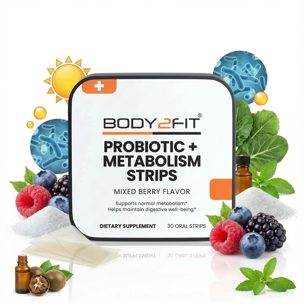 Body2fit Probiotic + Metabolism Strips