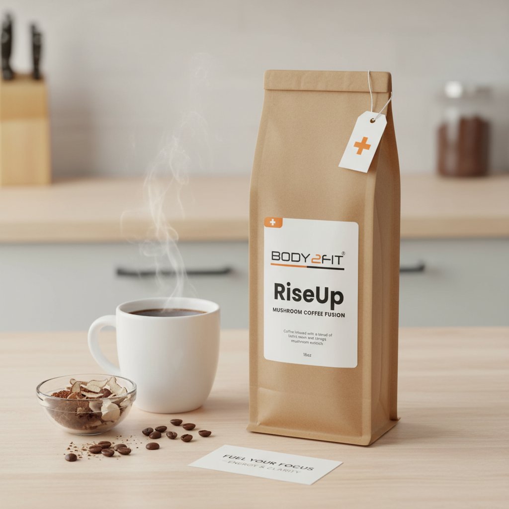 Body2fit RiseUp - Mushroom Coffee Fusion 16oz