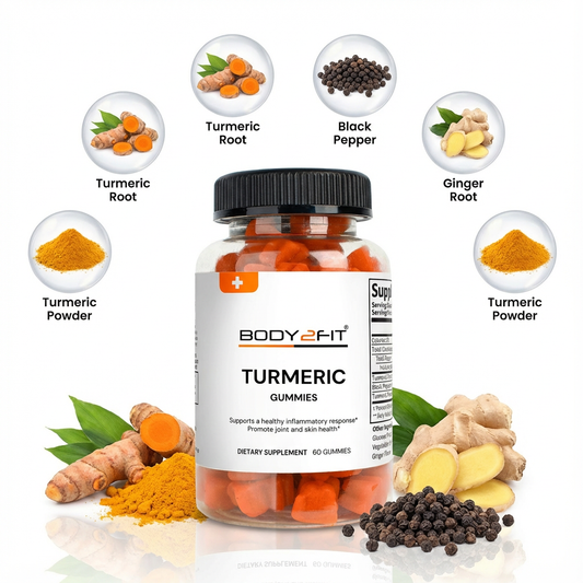 Body2fit Turmeric Gummies